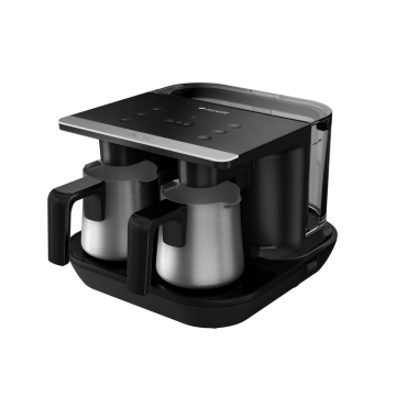 Arçelik TKM 9961 S Siyah Çelik İkili Türk Kahve Makinesi