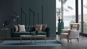 VALESCO KOLTUK TAKIMI BEJ-YEŞİL