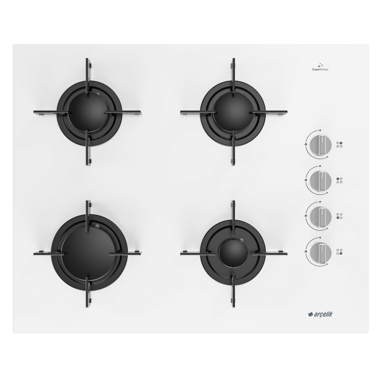 Arçelik OCD T 651 EB Beyaz Cam Ankastre Ocak