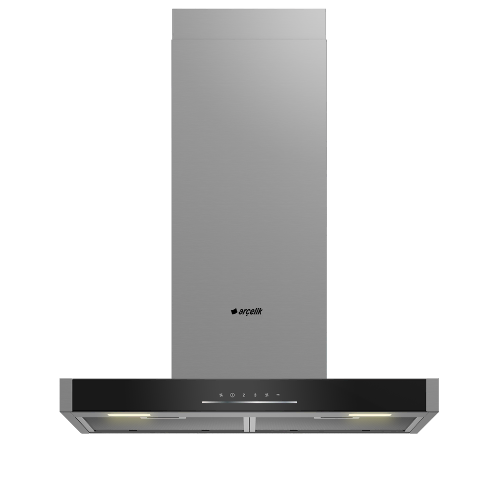 Arçelik ADT 606-2 S Fibona Serisi Ankastre Duvar Tipi Davlumbaz