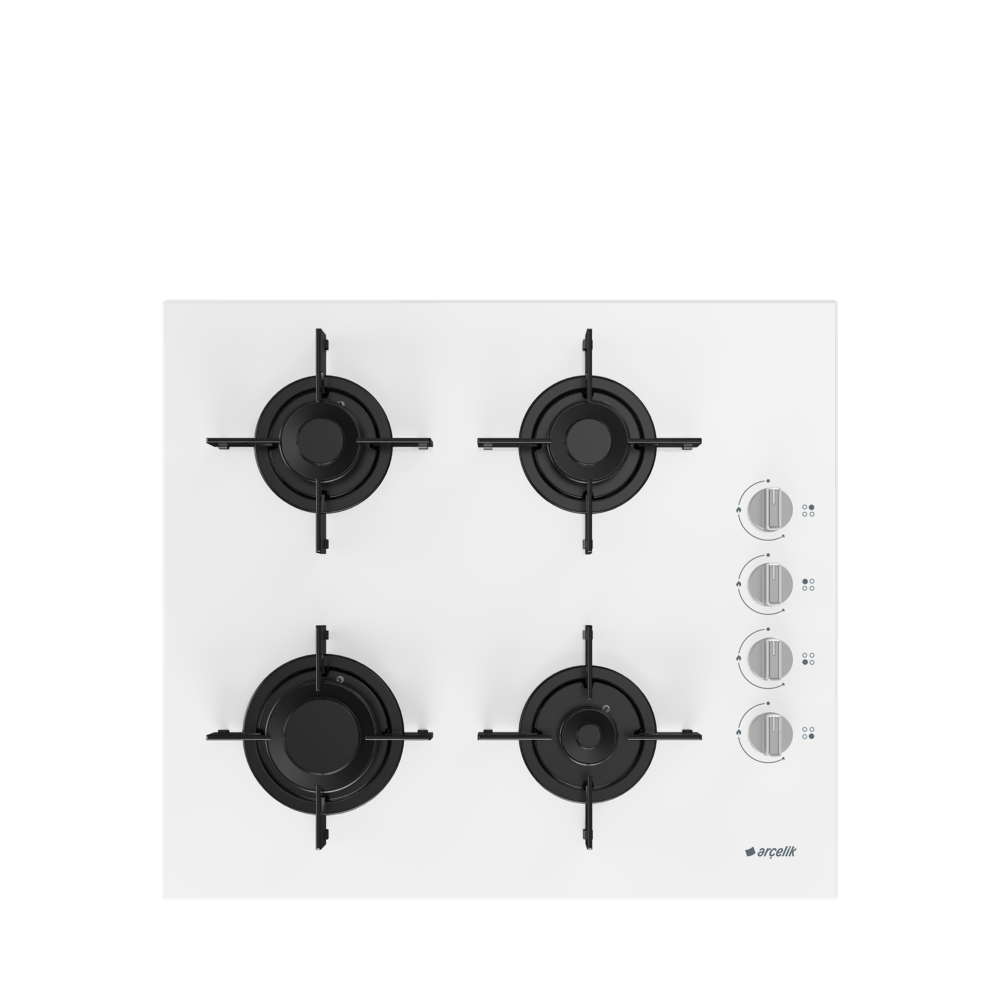 Arçelik OCD T 601-1 EB Gazlı Cam Tablalı Ocak