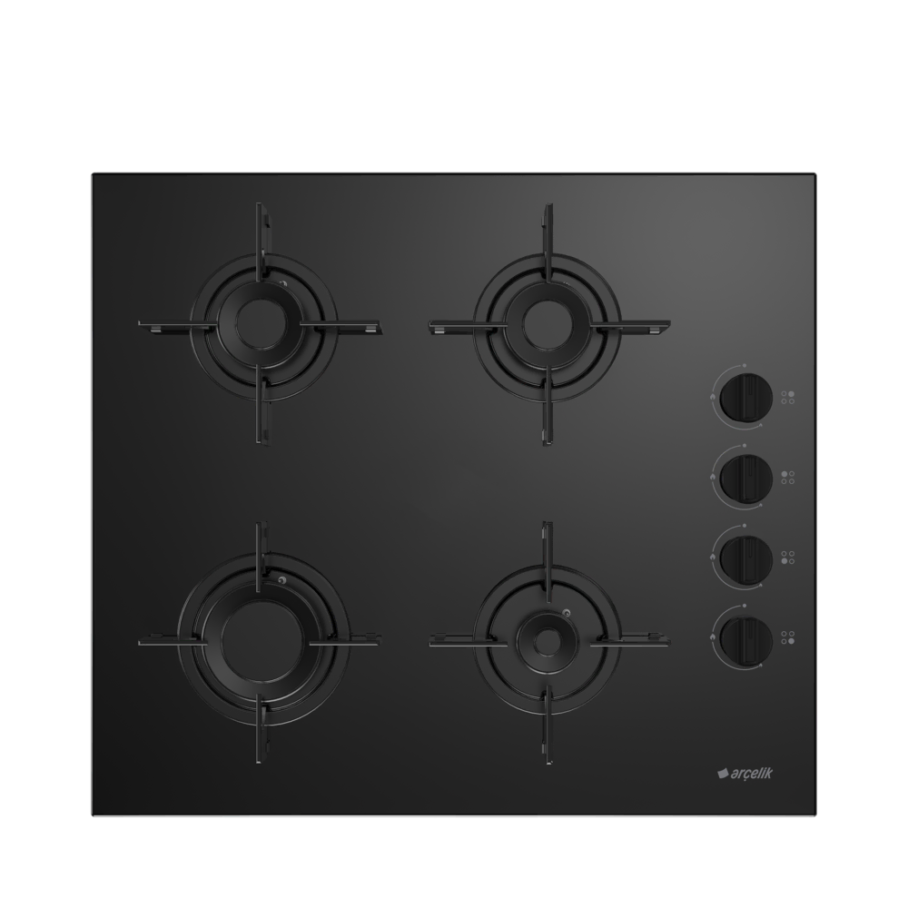 Arçelik OCD T 601-1 ES Gazlı Cam Tablalı Ocak