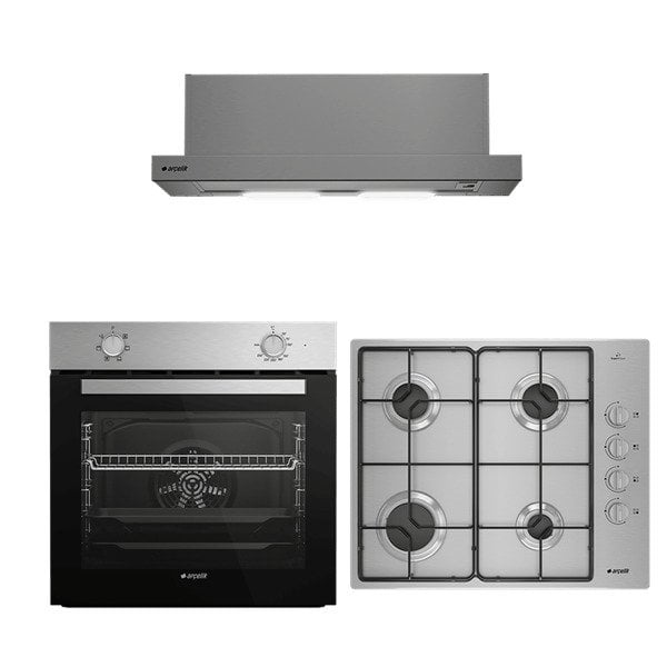 ARÇELİK EKONOMİK INOX SET (P 181 TG - AFM 130 I - OMD D 611 EI)