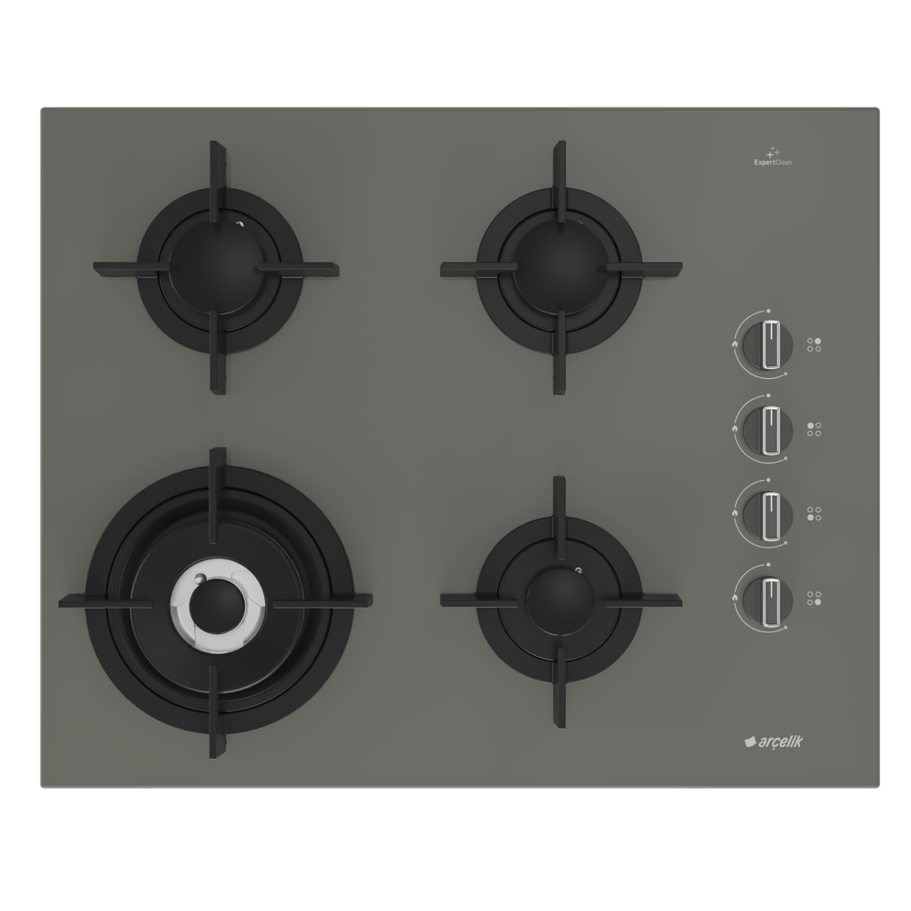 Arçelik OCD T 651 DWG Fibona Serisi Gazlı Cam Tablalı Ocak