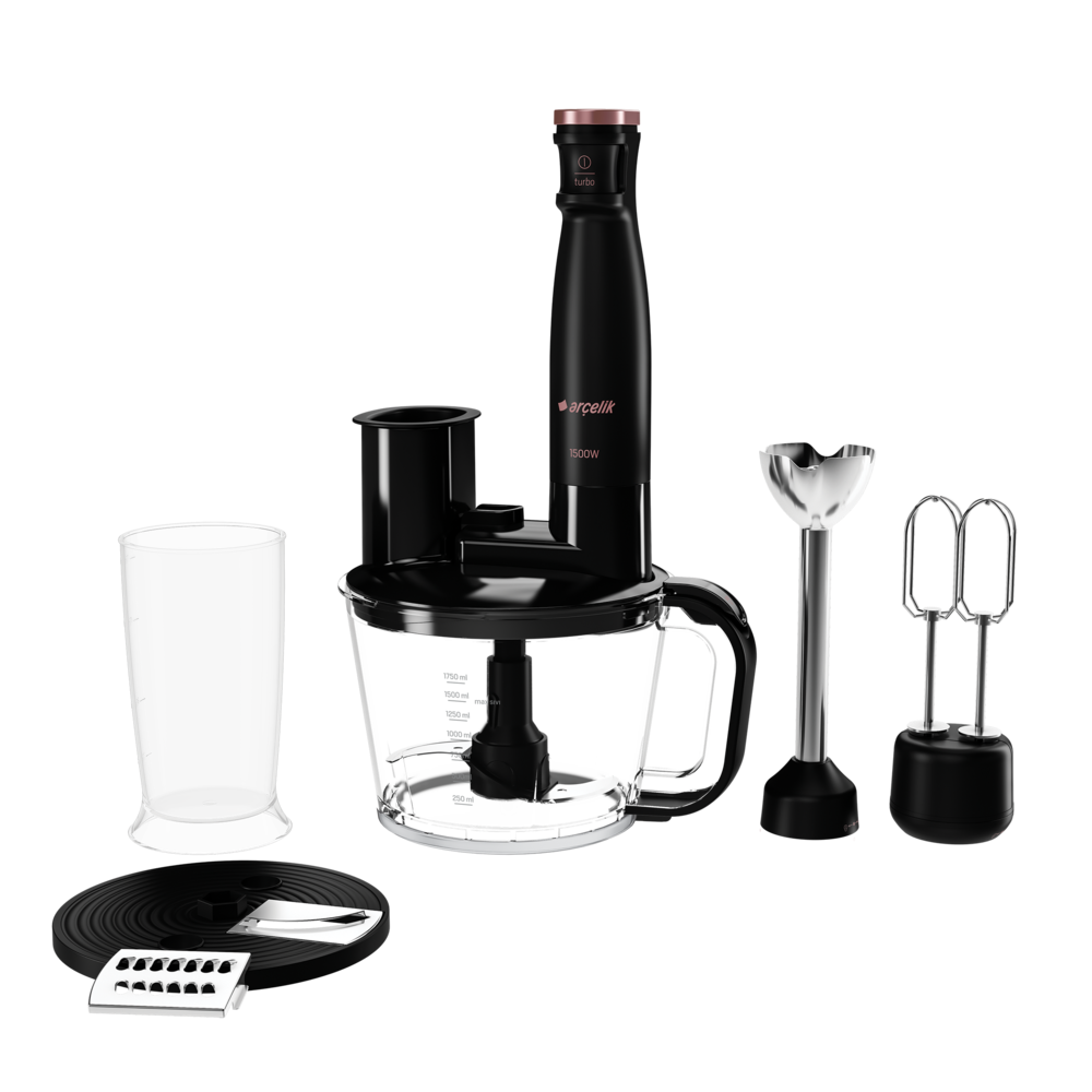 Arçelik RHB 6050 S Resital Siyah 1500 W Seti