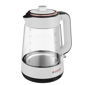Arçelik CM 6964 Resital Beyaz 1900 W Cam Demlikli Çay Makinesi