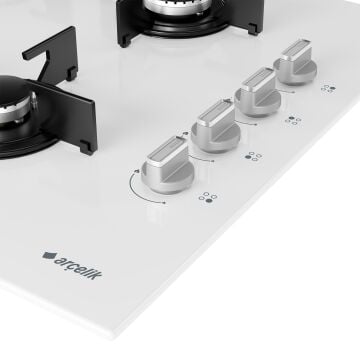 Arçelik OCD T 601-2 EB Gazlı Cam Tablalı Ocak