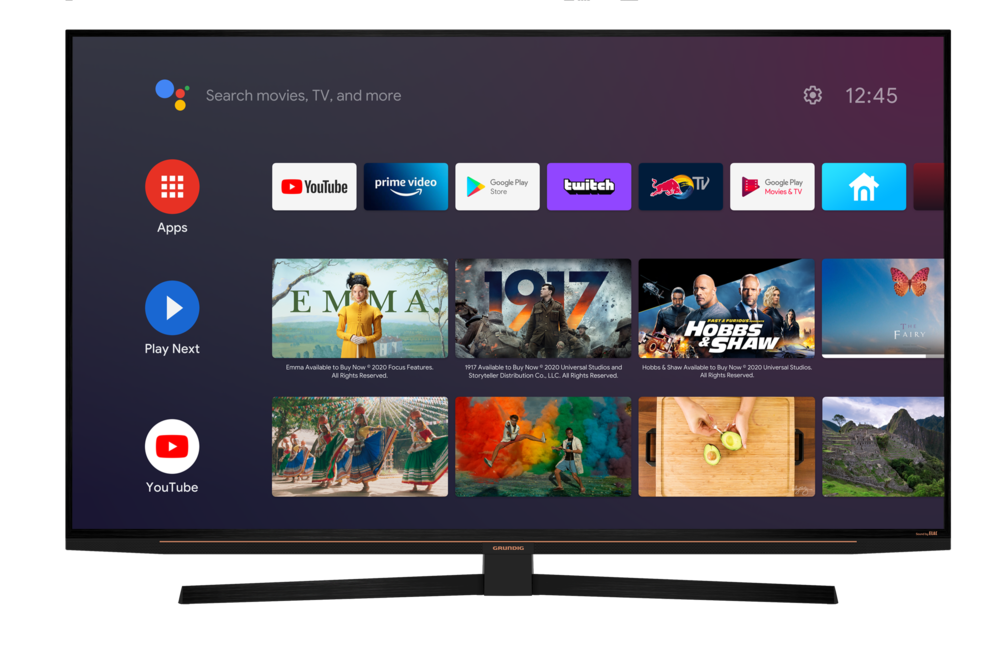 Grundig Paris 55 GFU 8965 B 4K Ultra HD 55'' 140 Ekran Uydu Alıcılı Android Smart LED TV